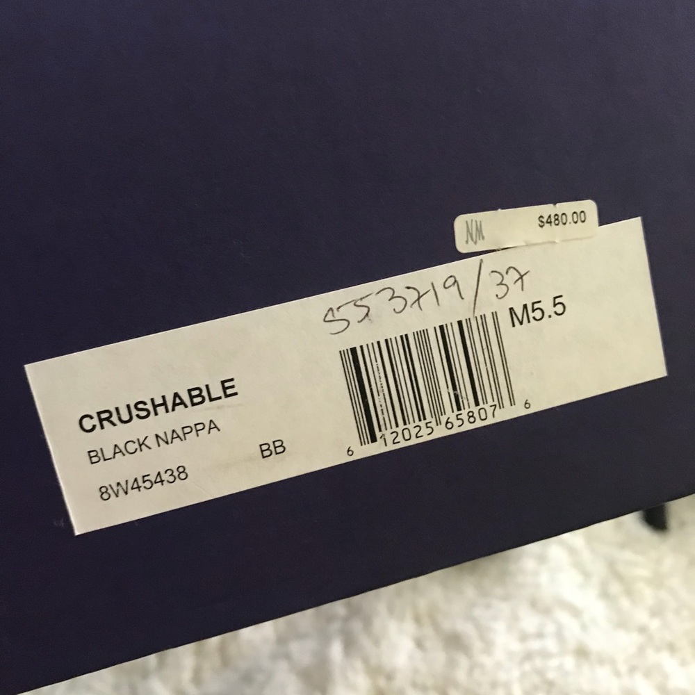 Stuart Weitzman Black crushable boots size 5.5 - Picture 5 of 7